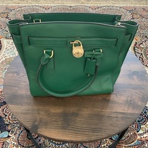 Michael Kors Hamilton Leather Handbag Crossbody